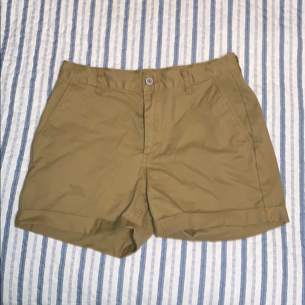 Brandy Melville Brown Rolled Shorts